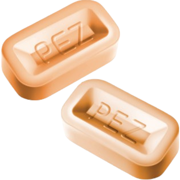 PEZ Unwrapped Orange Candy 10lb