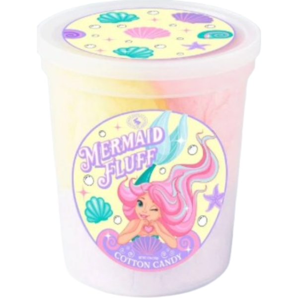 Cotton Candy Mermaid Fluff Tub 12