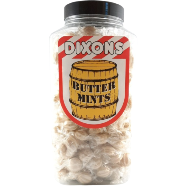 Maxons Dixons Buttermints Wrapped Jar British 2.27kg