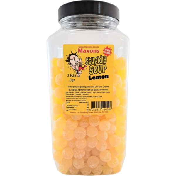 Maxon's Stupidly Sour Lemon Jar British 3kg