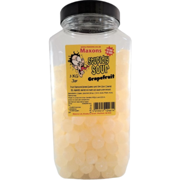 Maxon's Stupidly Sour Grapefruit Jar British 3kg