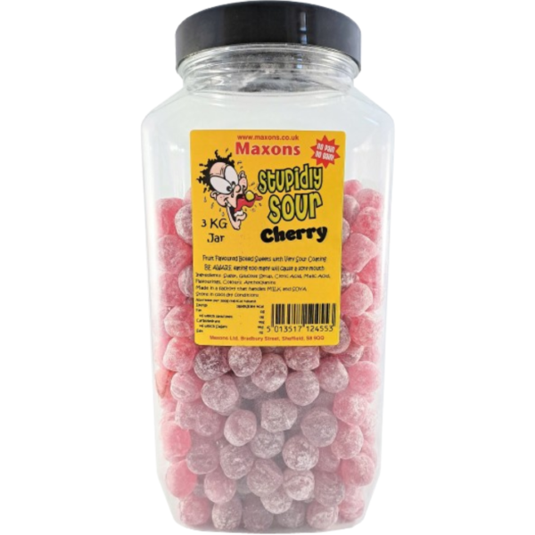 Maxon's Stupidly Sour Cherry Jar British 3kg