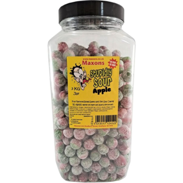 Maxon's Stupidly Sour Apple Jar British 3kg