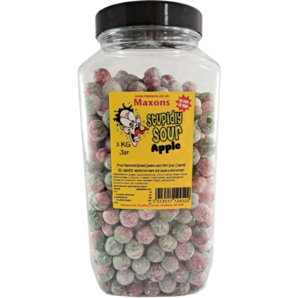 Maxon's Stupidly Sour Apple Jar British 3kg