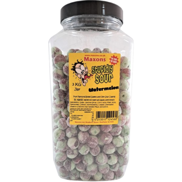 Maxon's Stupidly Sour Watermelon Jar British 3kg