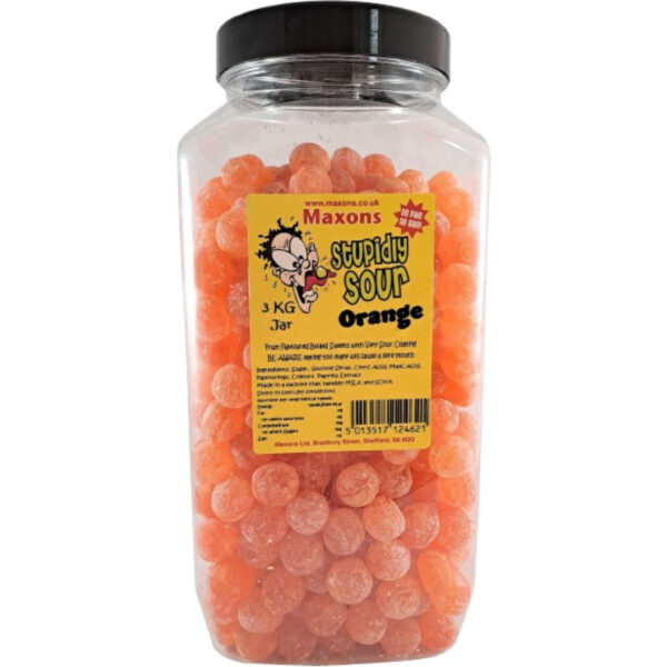 Maxon's Stupidly Sour Orange Jar British 3kg