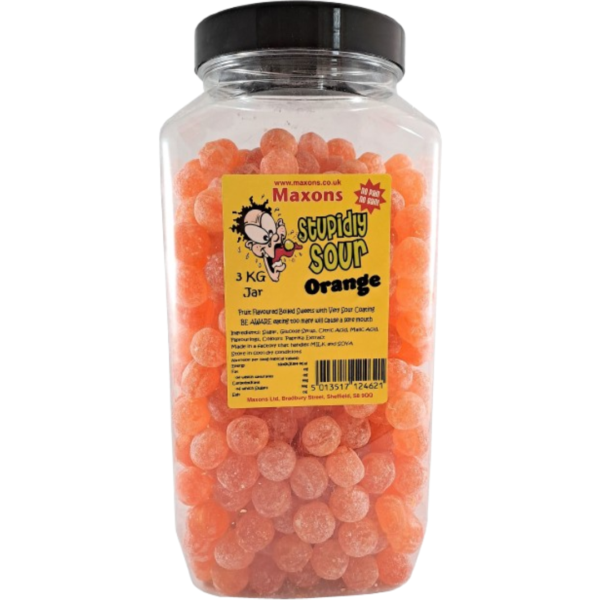 Maxon's Stupidly Sour Orange Jar British 3kg