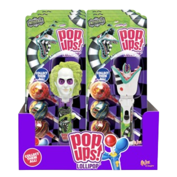 Flix Beetlejuice Pop Ups! Lollipop Blister 24x1.26oz
