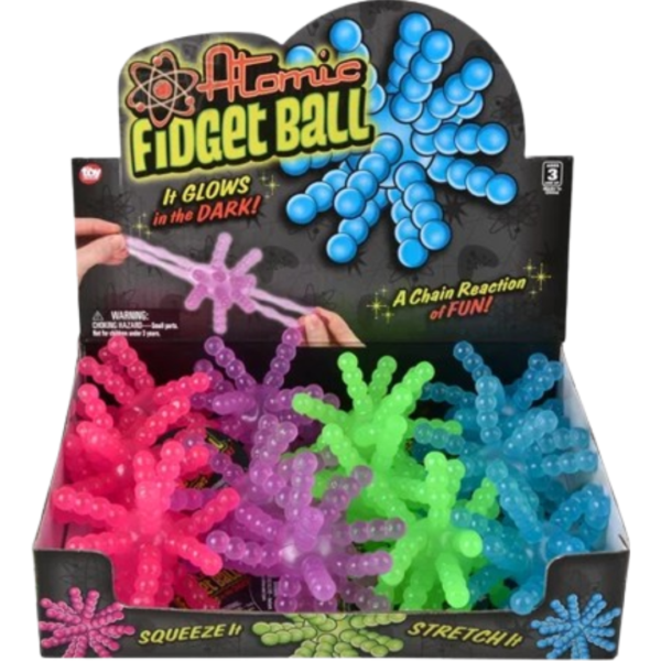 RIN Glow In Dark Atomic Fidget Ball 12