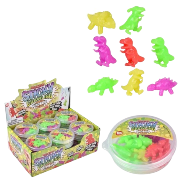RIN Micro Stretch-Icky Dinosaur 24ct