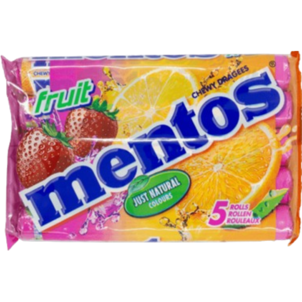 Mentos Fruit Five Pack Dutch 5x37g