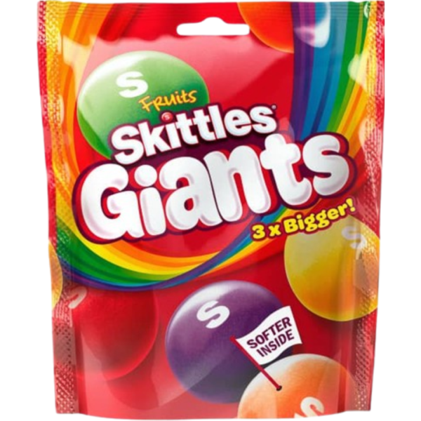 Skittles Giant Fruits Peg Bag 15x132g