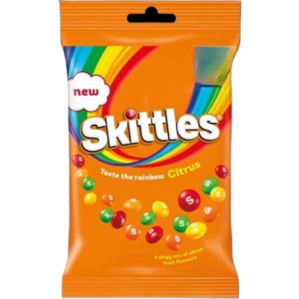 Skittles Citrus British Peg Bag 15x136g