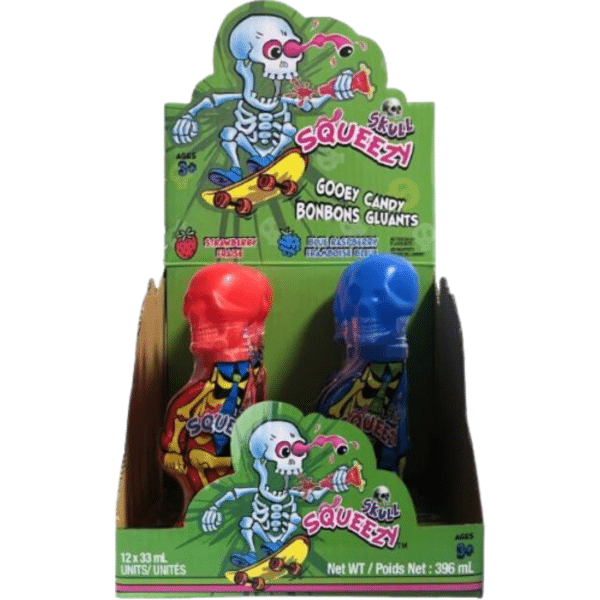 Exclusive Brand Skull Squeeze Halloween 12x33ml