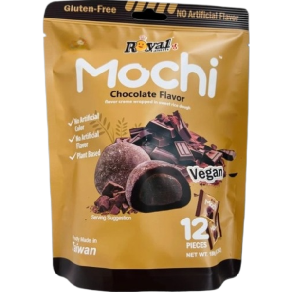 Royal Family Mochi Chocolate Vegan Taiwan Peg Bag 12x180g