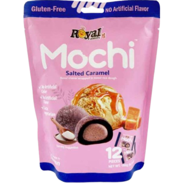 Royal Family Mochi Salted Carmel Taiwan Peg Bag 12x180g