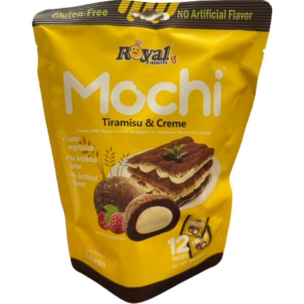Royal Family Mochi Tiramisu & Creme Taiwan Peg Bag 12x180g