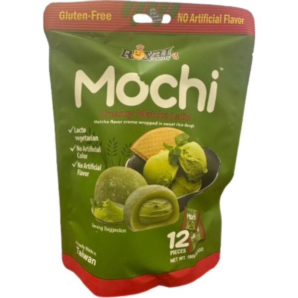 Royal Family Mochi Creamy Matcha Latte Taiwan Peg Bag 12x180g