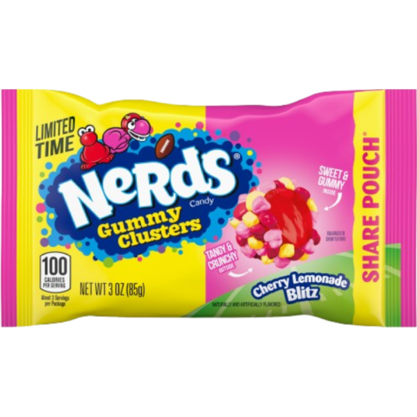 Ferrara Nerds Gummy Clusters Cherry Lemonade Share Pack 12x3oz
