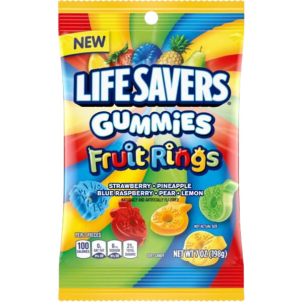 Life Savers Gummies Fruit Rings 12x7oz