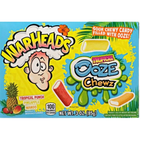 Warhead Tropical Ooze Chews Theater Box 12