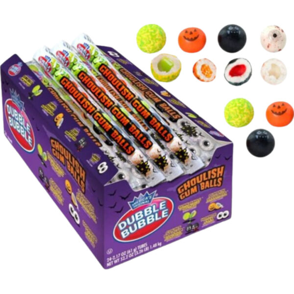 Dubble Bubble Ghoulish Gumballs Halloween 24x61g
