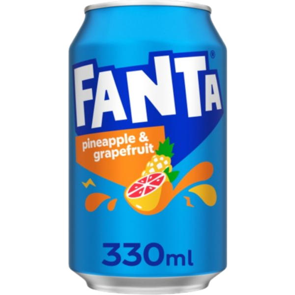 Fanta Pineapple & Grapefruit British 24x330ml