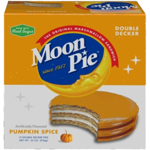 Chattanooga Moon Pie Pumpkin Spice Doublr Decker Halloween 12x2.75oz