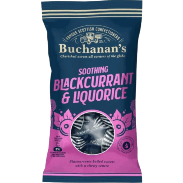 Buchanan Blackcurrant & Licorice British 12x140g