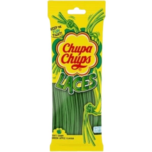 Chupa Chups Apple Laces British Peg Bag 18x90g