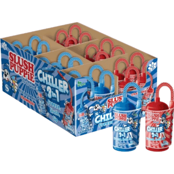 Slush Puppie Chiller Three In One Freezer Slush Sip British 24x180ml