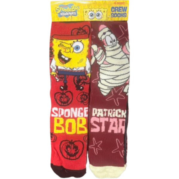 Spongebob Halloween Socks Four Pack 6