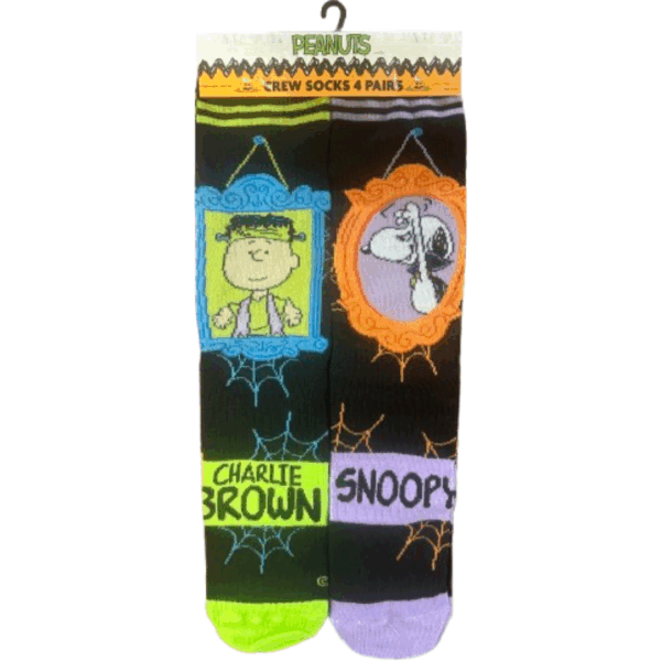 Peanuts Halloween Socks Four Pack 6