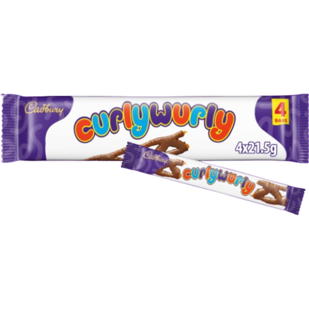 Cadbury Curly Wurly Multi Pack British 35x4x21.5g Cadbury Curly Wurly Multi Pack British 35x4x21.5g