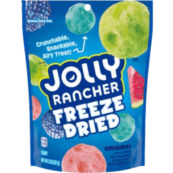 Jolly Rancher Freeze Dried Original Flavours Candy Pouch 8x3.1oz