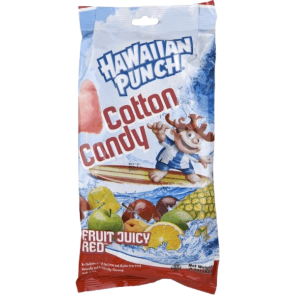 Taste of Nature Cotton Candy Hawaiian Punch Peg Bag 12x3.1oz