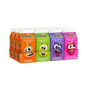 Anahuac Fruti Kuikas Sour Candy Balls Mexican 12