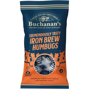 Buchanan's Tremendously Tasty Iron Brew Humbugs British 12x140g