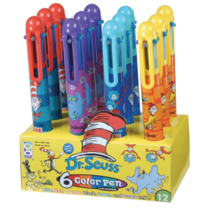 Raymond Geddes Dr. Seuss Six Colour Pens 12