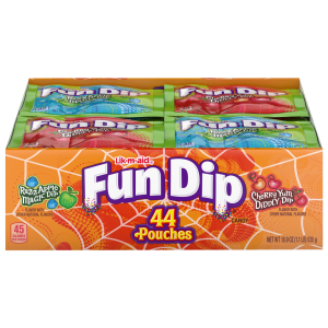 Ferrara Lik-M-Aid Fun Dip Razz Apple Magic Dip and Cherry Yum Diddly Dip Halloween 44