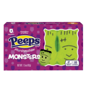 Just Born Peeps Marshmallow Monsters Three Pack Halloween 24x1.5oz