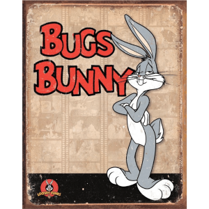 Metal Sign Bugs Bunny 16"x12.5"