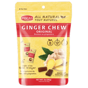 Pocas Ginger Chew Original 24x3oz (Best Before May 06 2026 ss)