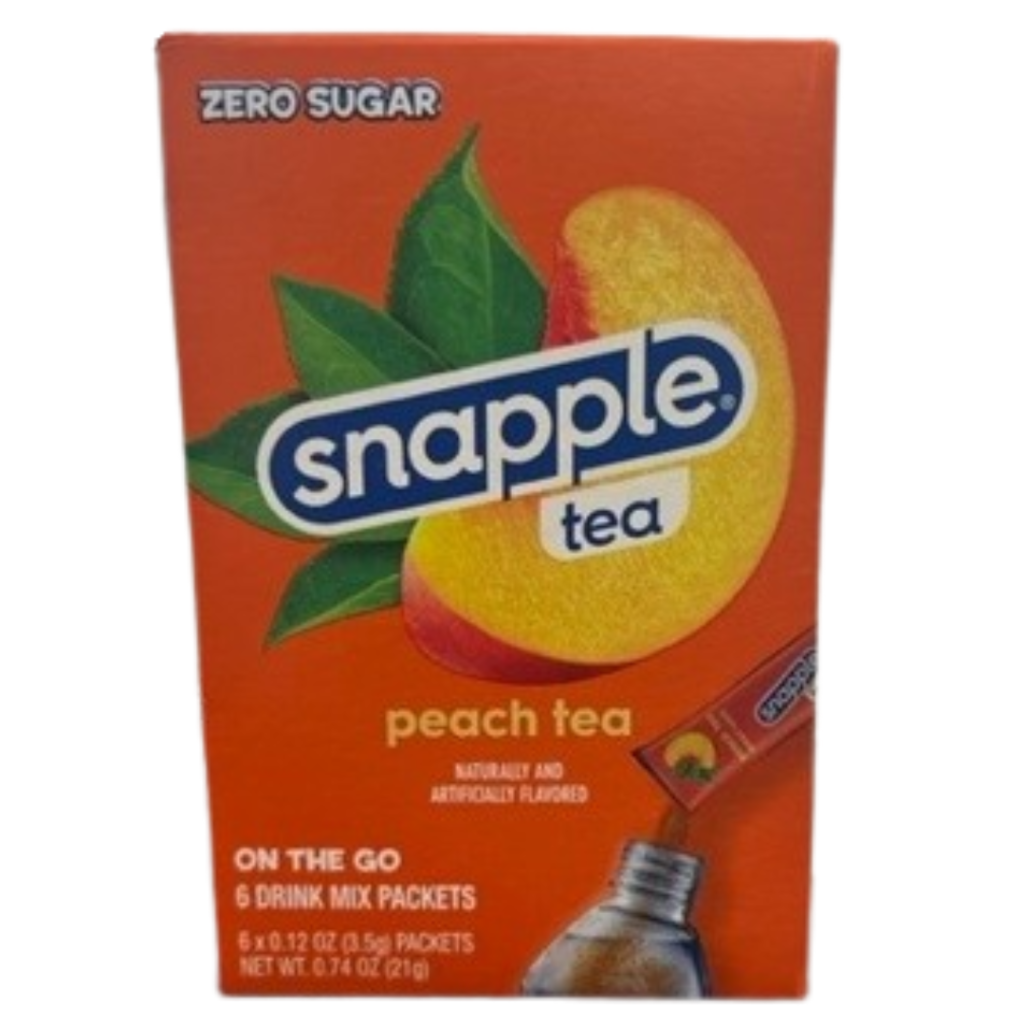 Snapple Tea Single To Go Zero Sugar Peach Tea 12 - Pacific Candy East
