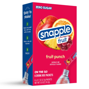 Snapple Single To Go Zero Sugar Fruit Punch 12