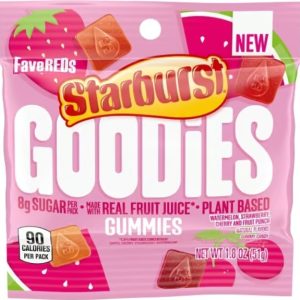 Starburst Goodies Favereds Gummies 12x1.8oz