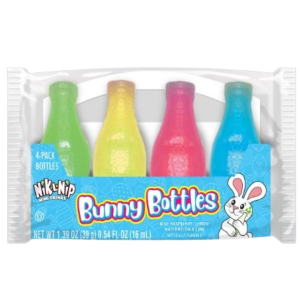 Nik-L-Nip Easter Bunny Bottles Four Pack Tray 18x1.39oz