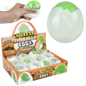 RIN Squeeze Dinosaur Egg 2.75" 12
