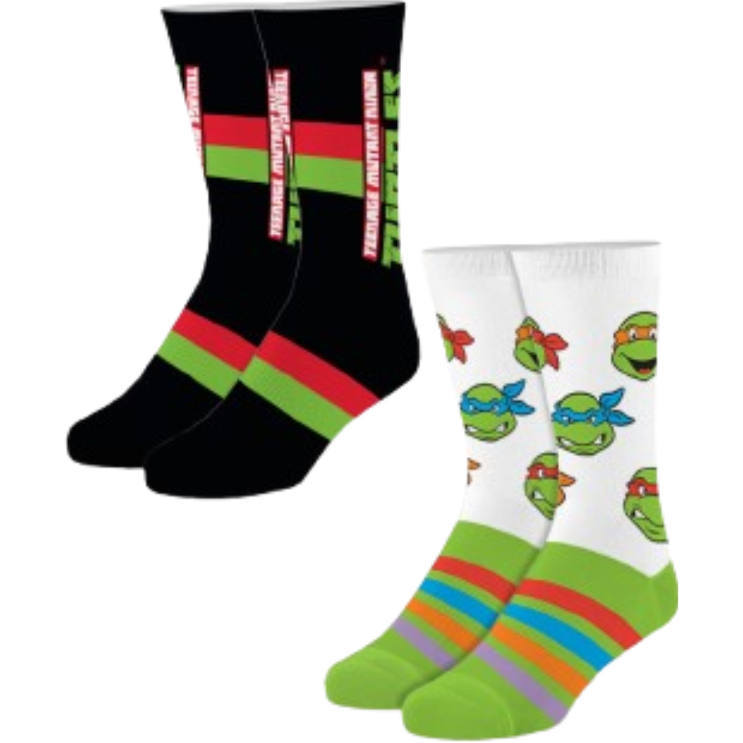 Ninja Turtles Socks Two Pack 6 - Pacific Candy East