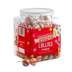 Smarties Pops Jar Wrapped 120